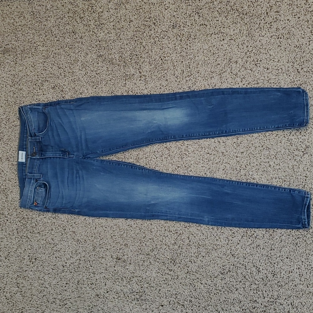 Hudson Stretch Skinny Med Wash Blue Denim Jeans